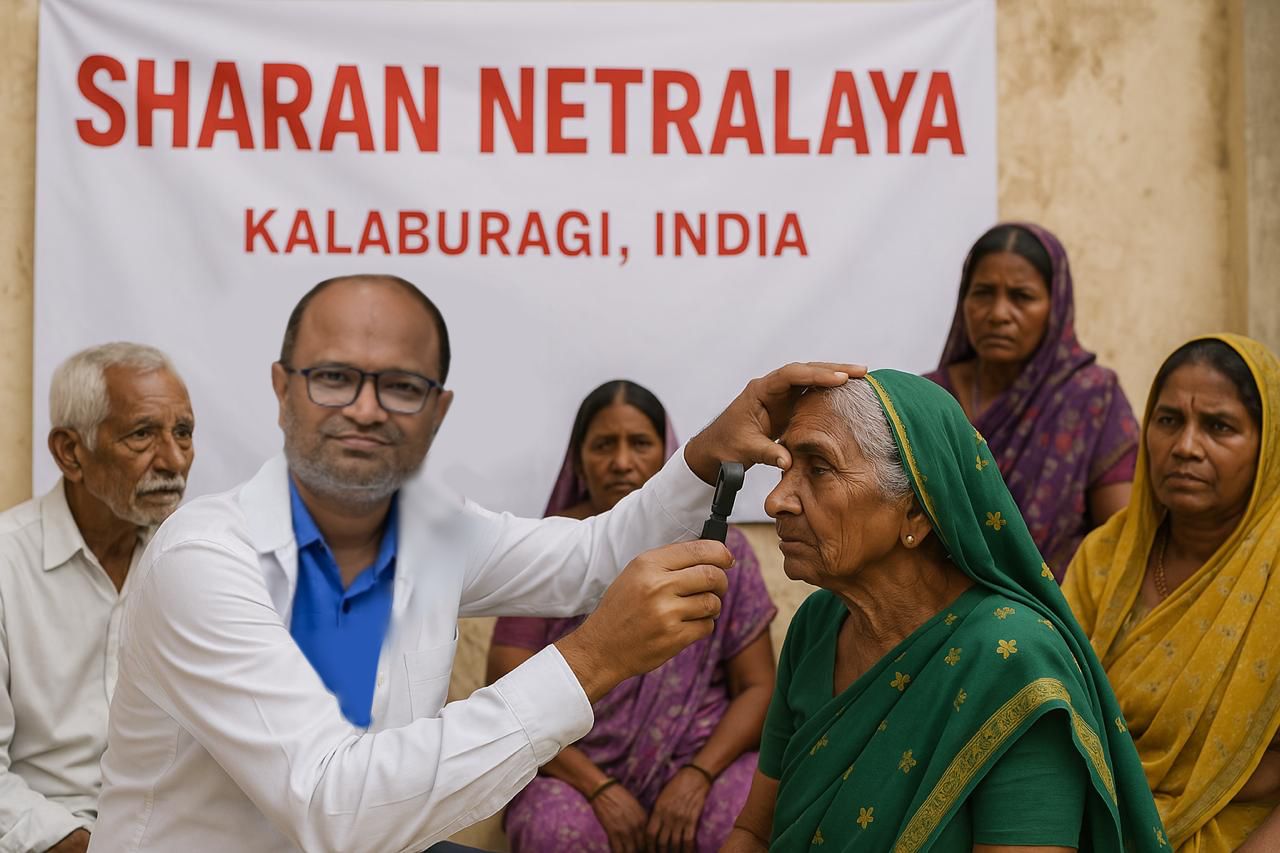 SHARAN NETHRALAYA Community Eye Camp in Kalaburagi